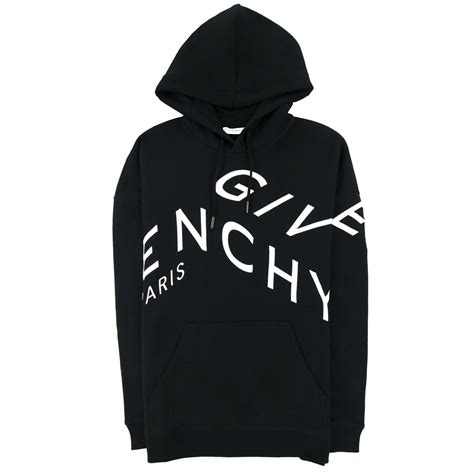 givenchy pullover schwarz|Givenchy refracted hoodie.